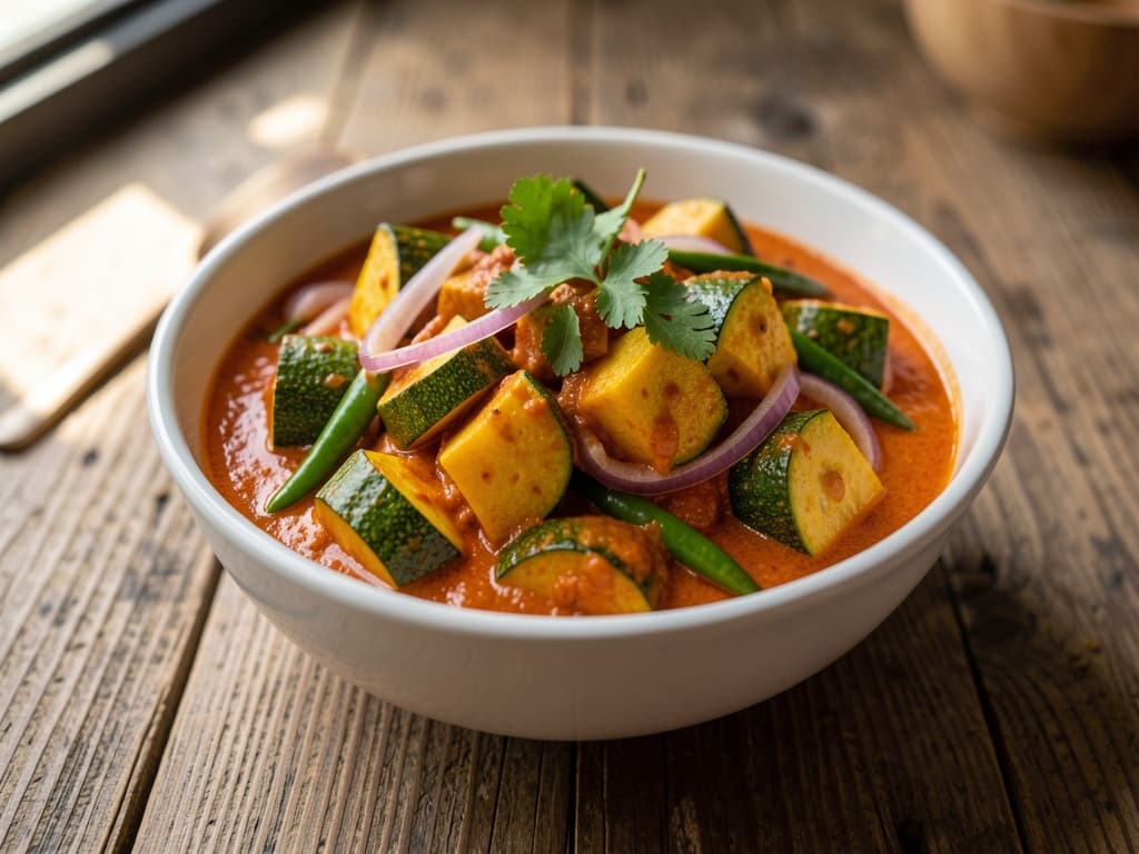 Courgettes tikka masala