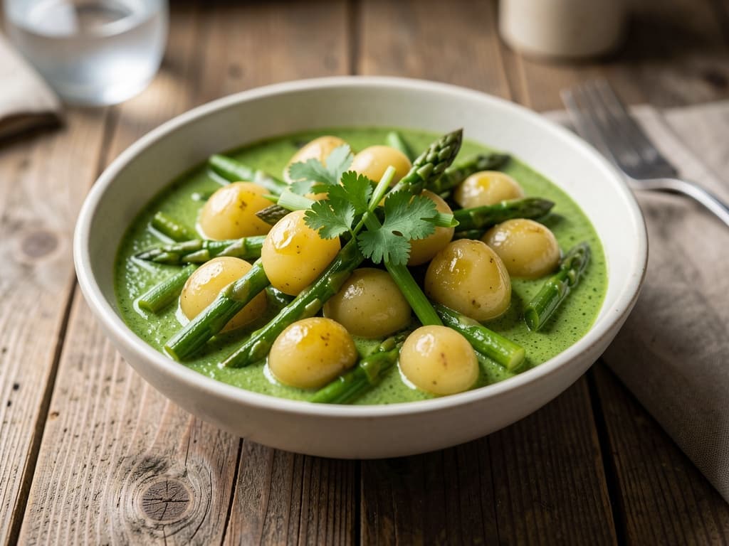 Curry vert d'asperges