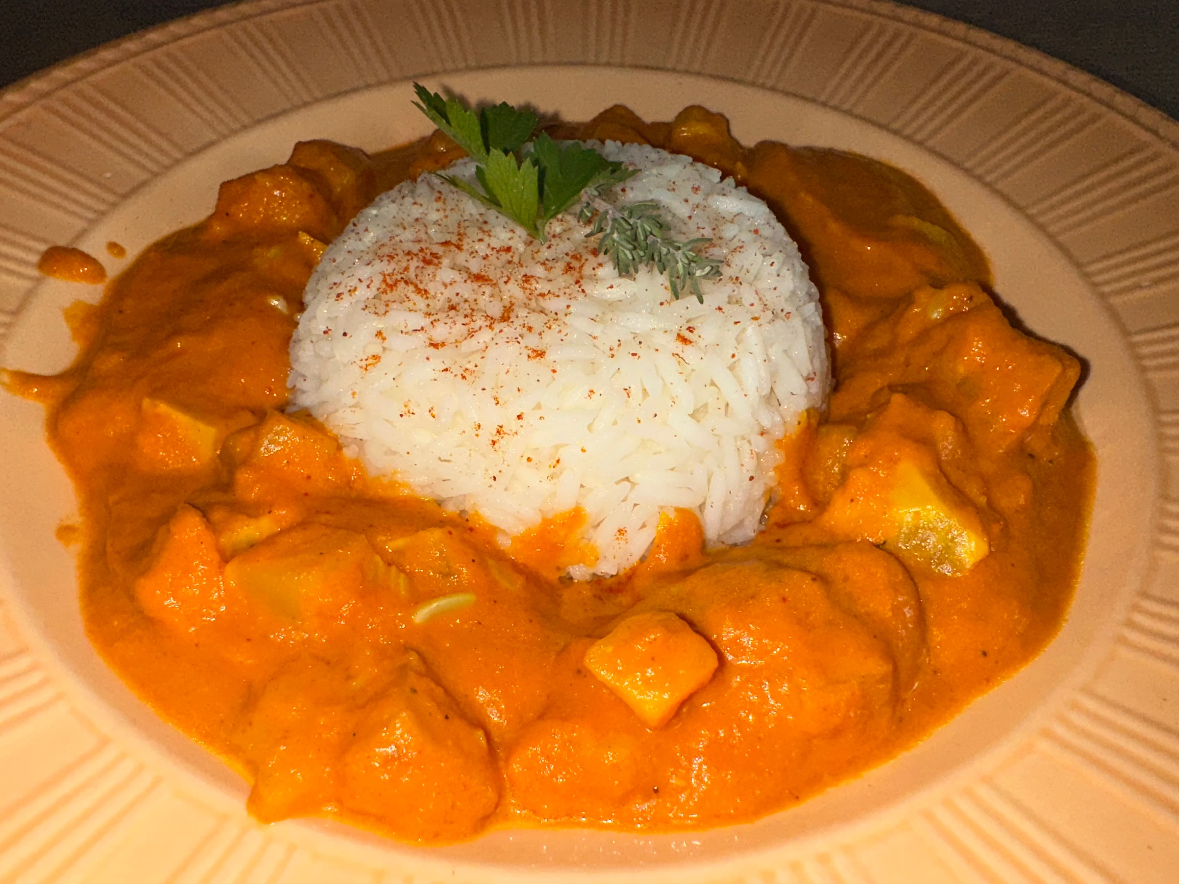 Courgettes tikka masala