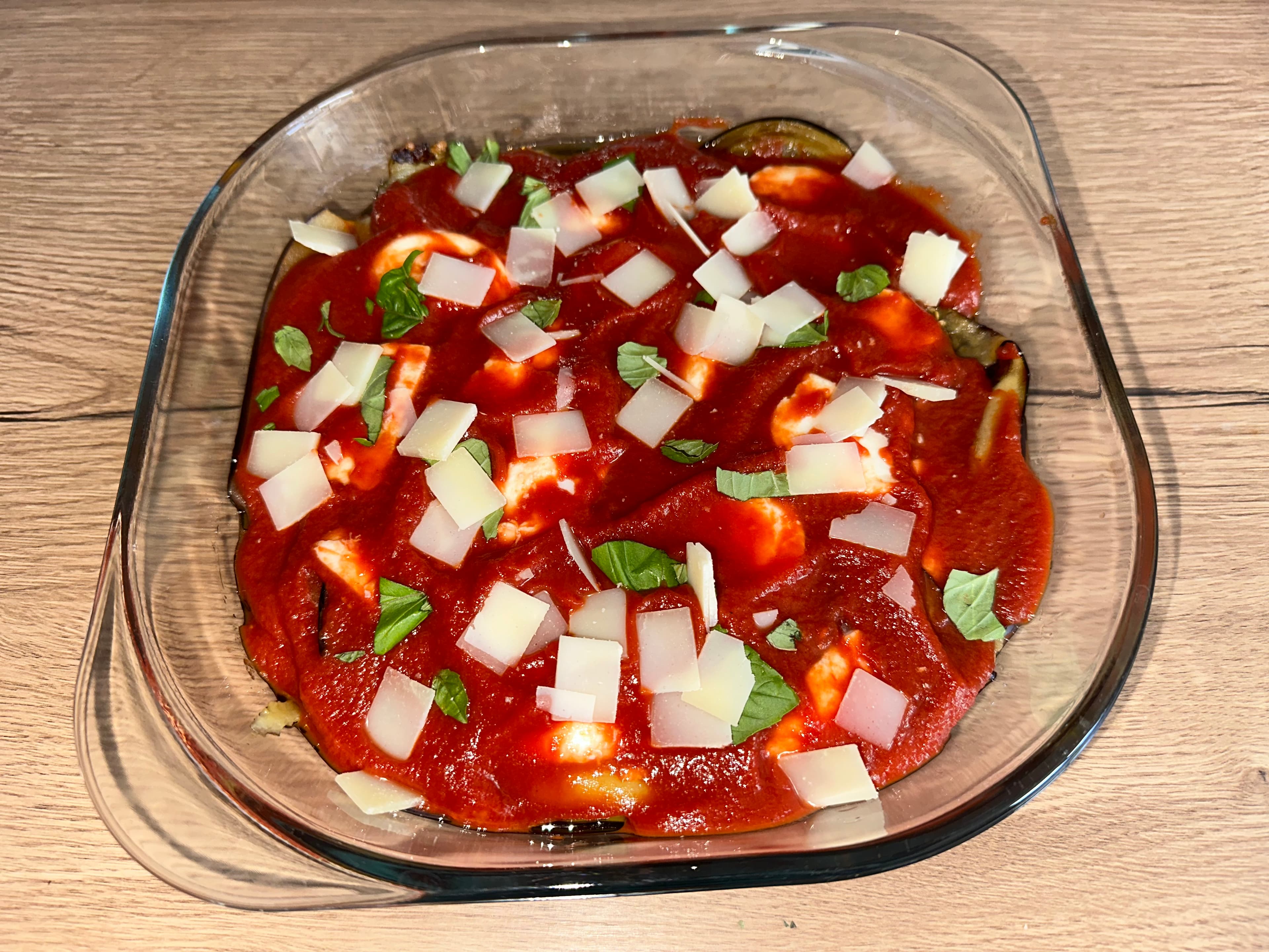 Aubergines à la parmigiana